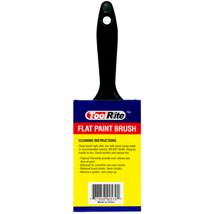 ToolRite 3" Flat Paintbrush