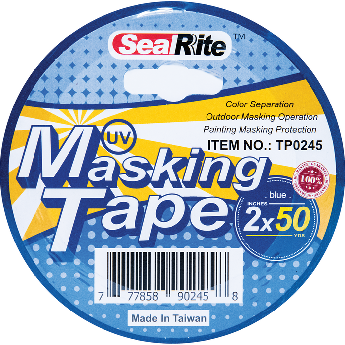 SealRite Masking Tape 2" x 50 Yards - Blue