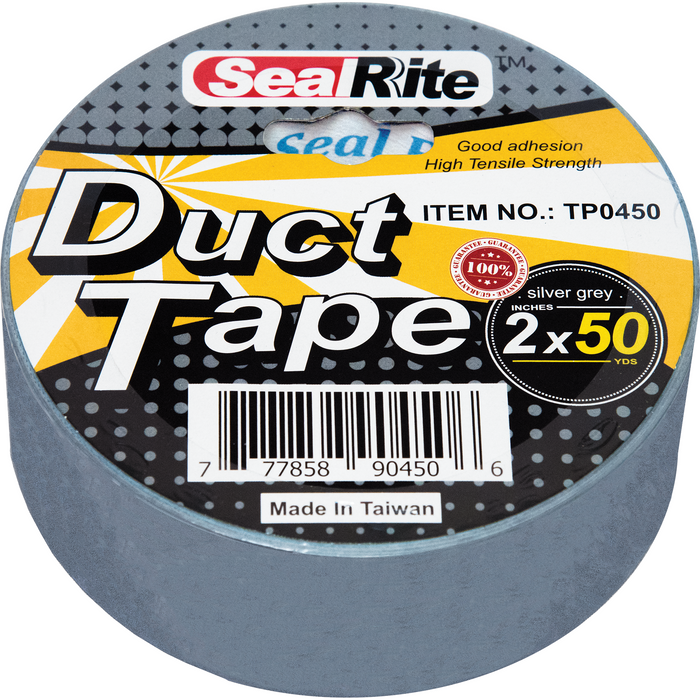 SealRite Duct Tape 2" x 50 Yards - Silver Grey