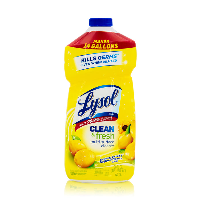 Lysol Multi Surface Cleaner - Sparkling Lemon and Sunflower Essence