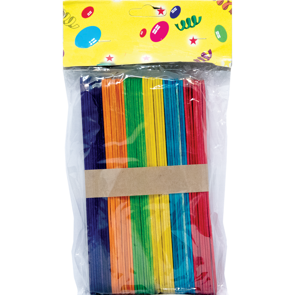 PaperRite Colored Craft Sticks - Pack of 50