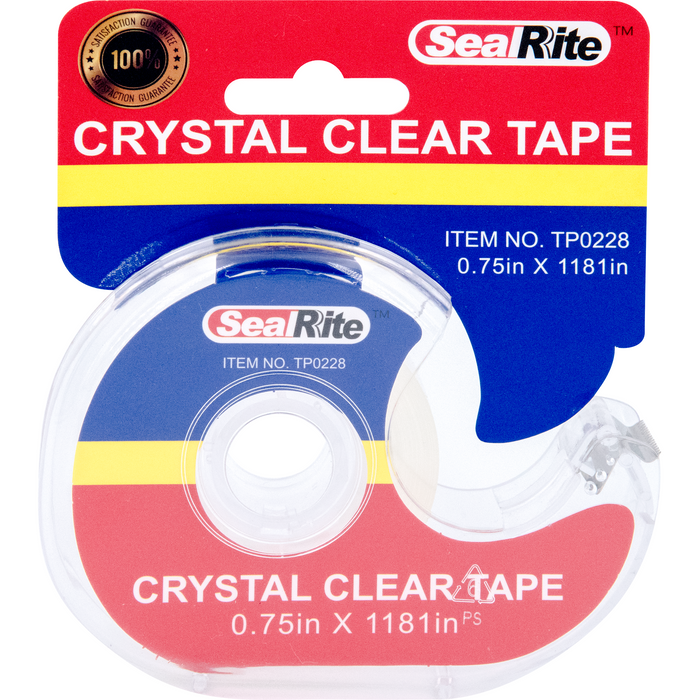 SealRite Crystal Clear Tape 3/4" x 1181"