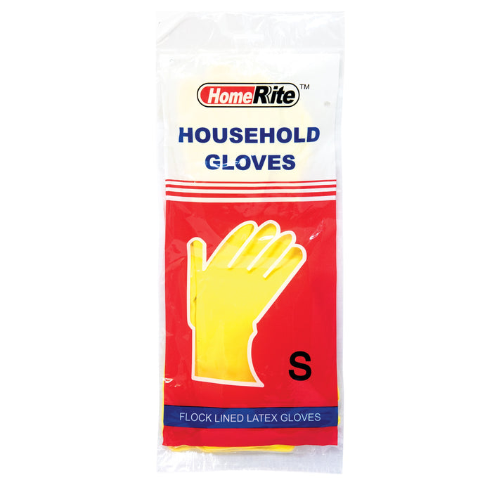 HomeRite Latex Household Gloves - Yellow