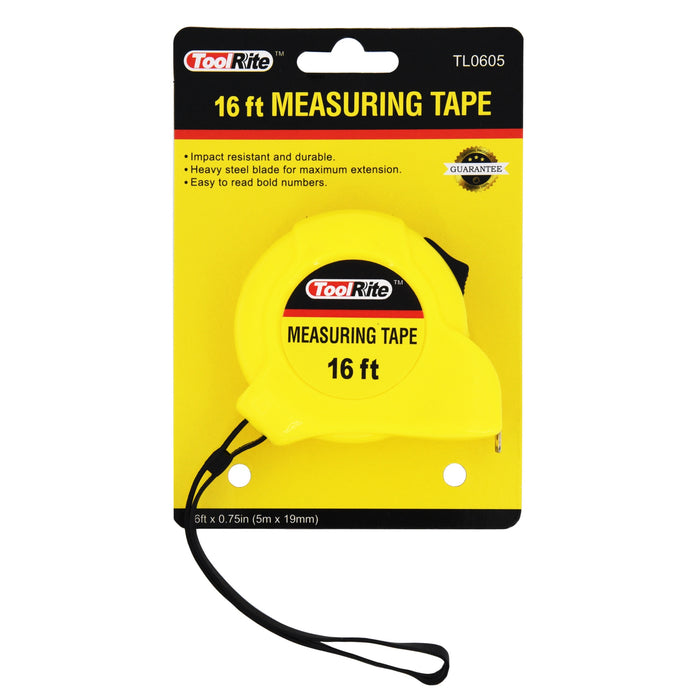 ToolRite 16ft Measuring Tape