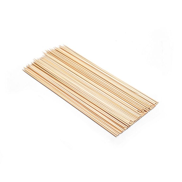 Home Rite 10” Natural Bamboo Skewers - 100pcs