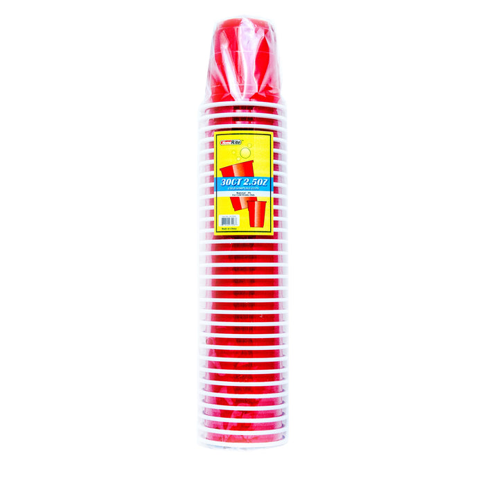 HomeRite 2.5 oz. Plastic Beverage Cups - 30ct