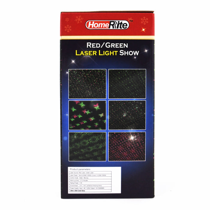 HomeRite Red/Green Laser Projection and Strobe Lights